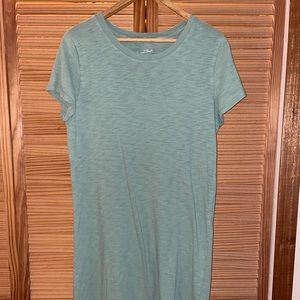 Green T-Shorts Dress